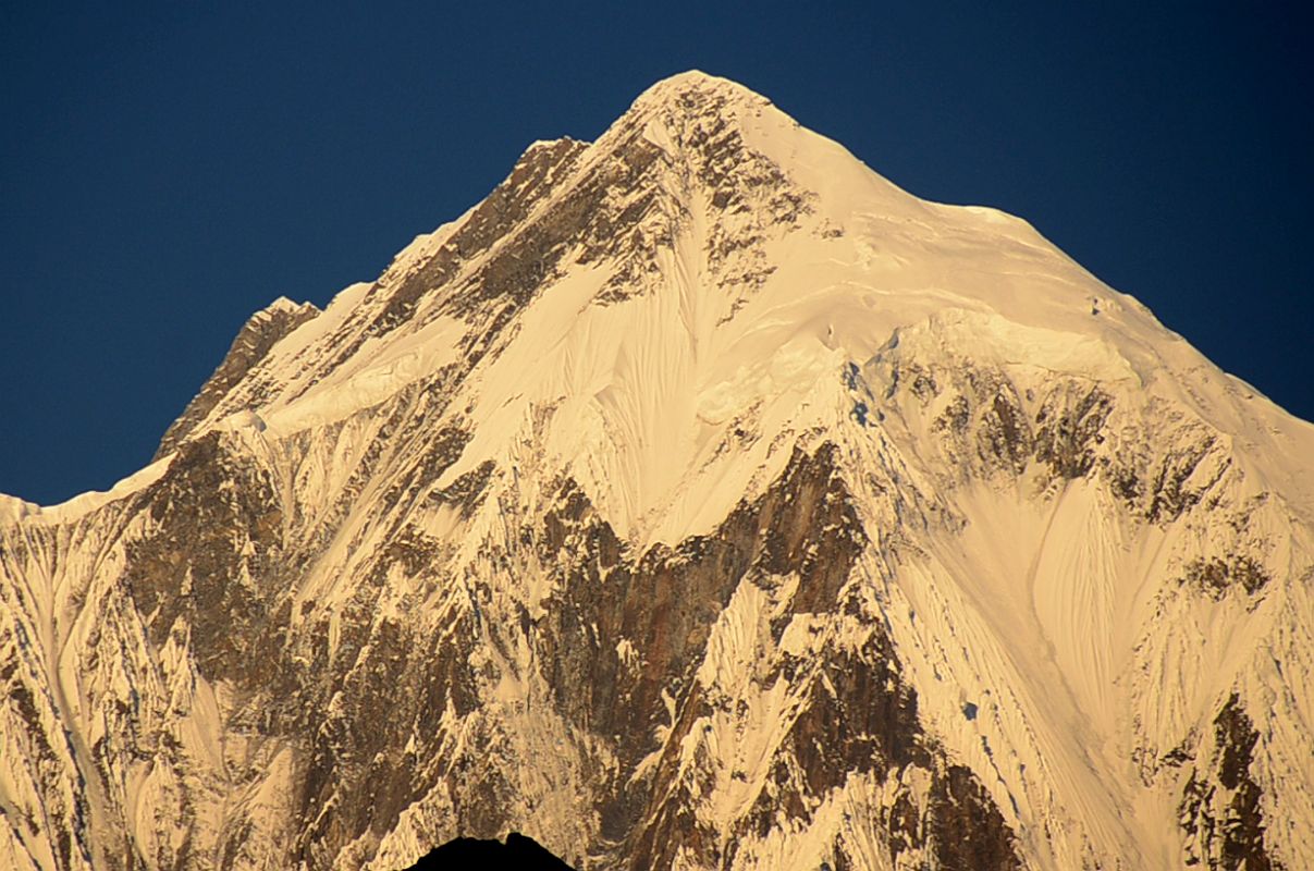 20 Sunrise On Annapurna II Close Up From Koto On The Annapurna Circuit 